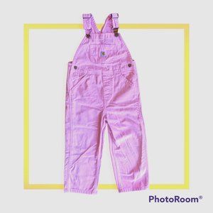 Carhartt Canvas Overalls in Pink